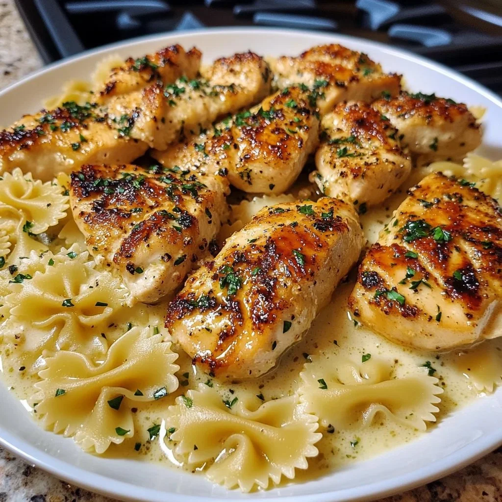 Honey-glazed salmon served with garlic green beans and crispy potatoes