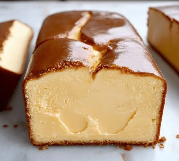 Burnt Basque cheesecake with a caramelized top served on a plate