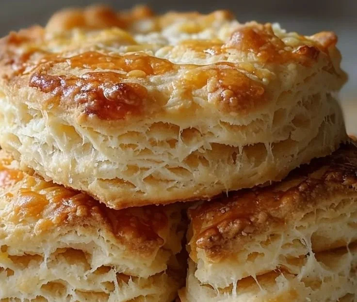 Baking fresh gluten-free biscuits with a golden brown finish.
