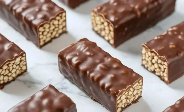 Healthy homemade quinoa crunch bars with nuts and seeds