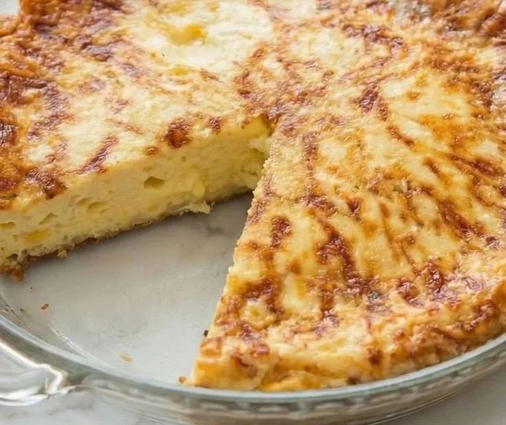 Delicious homemade Cheese Pie served on a plate