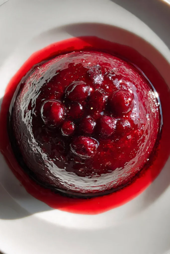 Delicious classic summer pudding made with fresh berries and bread.