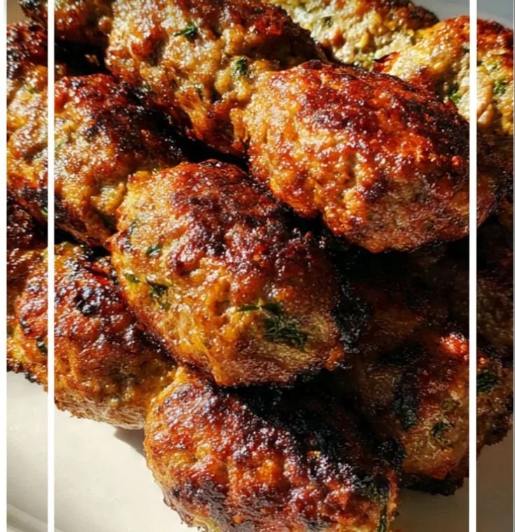 Delicious Lamb Rogani Kofta served with aromatic spices and herbs.