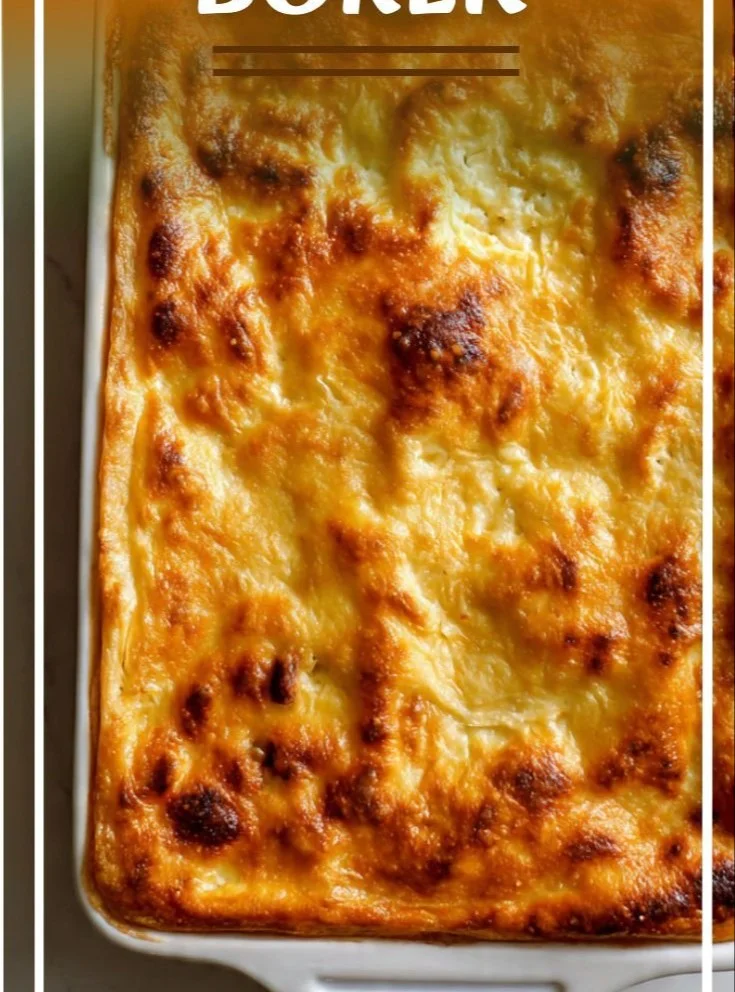 A delectable slice of Pastitsio-Börek showcasing layers of pasta and flaky pastry.