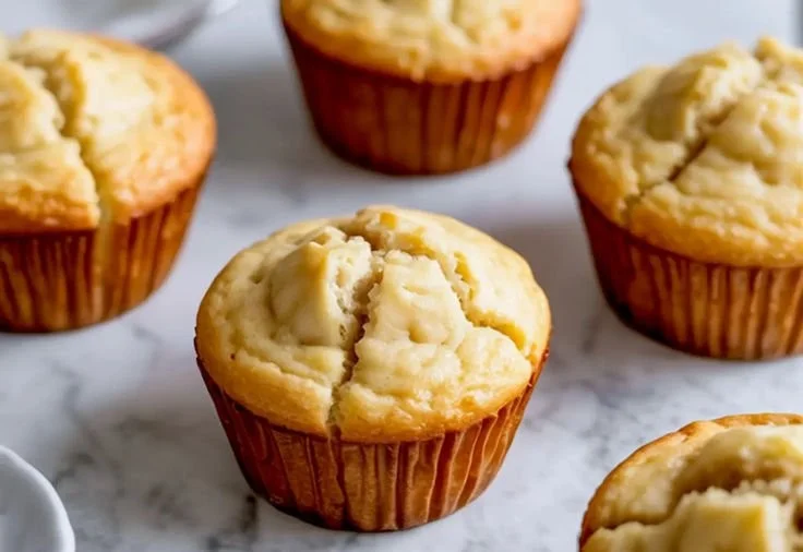 Delicious low carb almond flour muffins on a plate