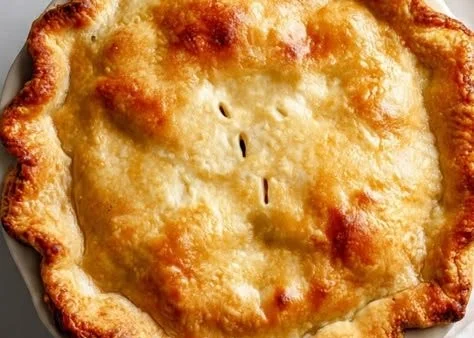 Delicious homemade Chicken Pot Pie with chicken, vegetables, and a flaky crust