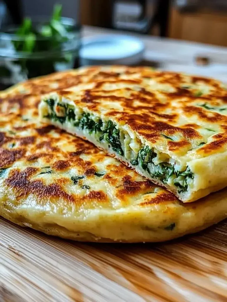 Easy gluten-free chickpea flatbread recipe with added nutrients.