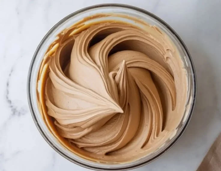 Kahlua buttercream cake filling image, perfect for cake decoration