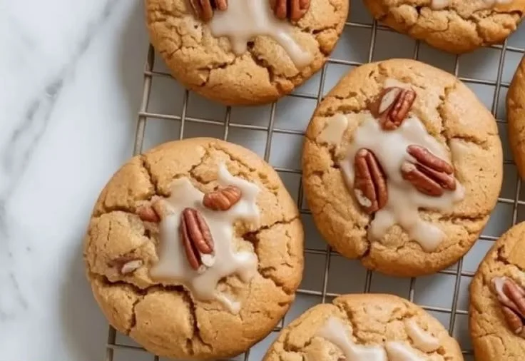 Delicious homemade maple pecan cookies with a crunchy texture and warm flavors.